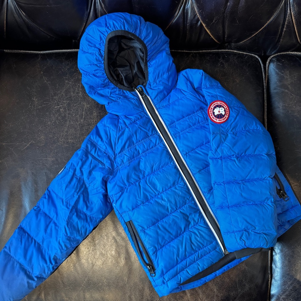 Kids Canada Goose PBI Blue Bobcat Jacket 4-5Y Puffer Insulated Down Coat 625